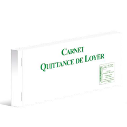 CARNET QUITTANCE DE LOYER...