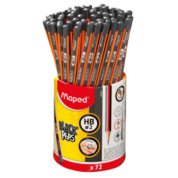 POT DE 72 CRAYONS GRAPHITES...