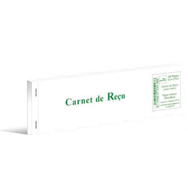 CARNET DE RECUE 60 gr 100...